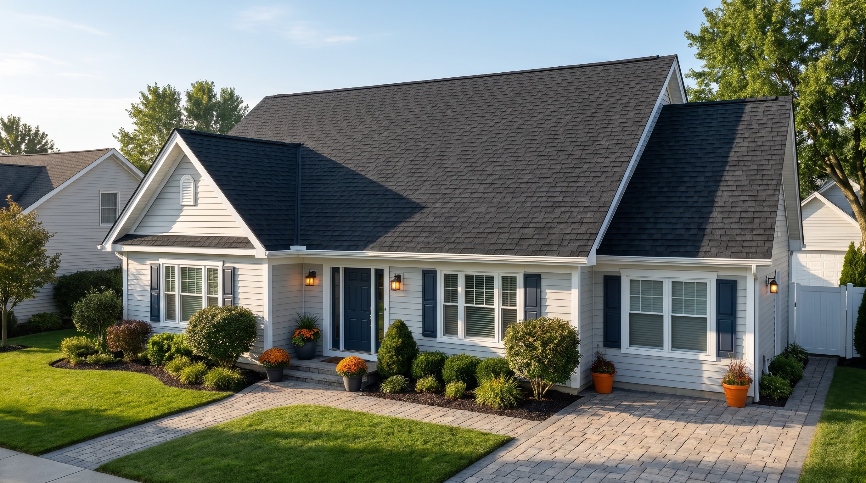 Residential roofing website concept for Essential